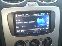 Фотография установки магнитолы Pioneer AVH-P3400DVD в Ford Focus II